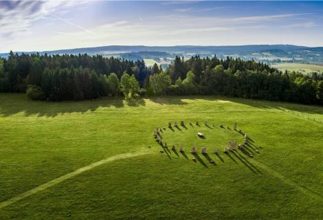 Kraj pod Javořicí, Kamenný kruh druidů u Počátek