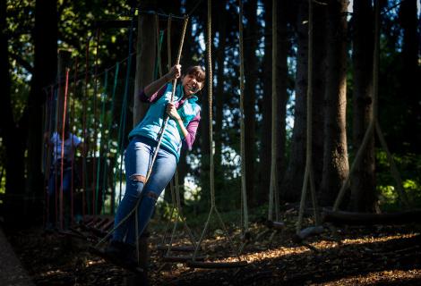 Lanový park pod Bradlem