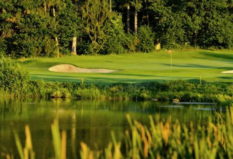 Kraj pod Javořicí, jezírko na golfovém hřišti