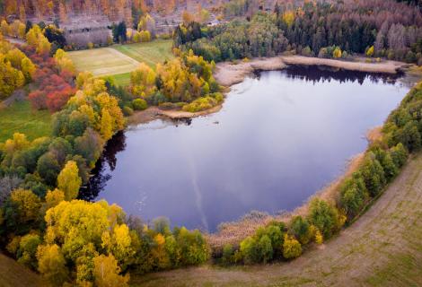 Kraj pod Javořicí, Horní Mrzatec, rybník vhodný ke koupání