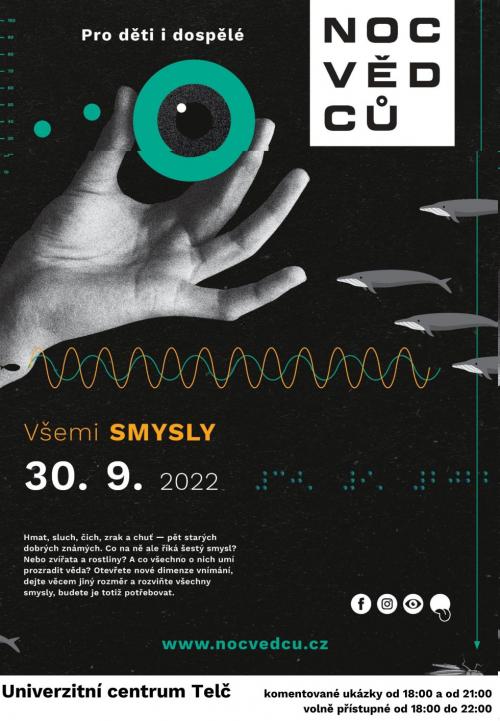 Plakát Noc vědců Telč